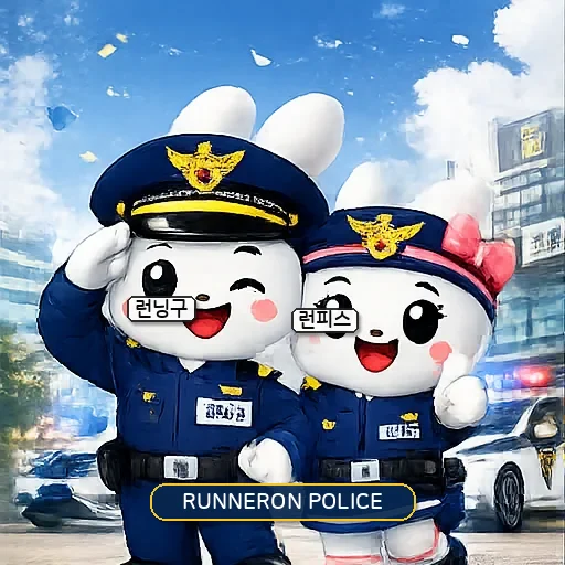 도심 순찰 인사